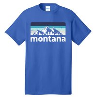 Vintage Retro Montana Mountain Adventure Outdoor Big Sky Funny Gift Tall T-Shirt