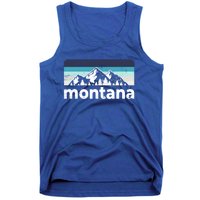 Vintage Retro Montana Mountain Adventure Outdoor Big Sky Funny Gift Tank Top