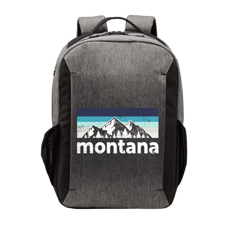 Vintage Retro Montana Mountain Adventure Outdoor Big Sky Funny Gift Vector Backpack