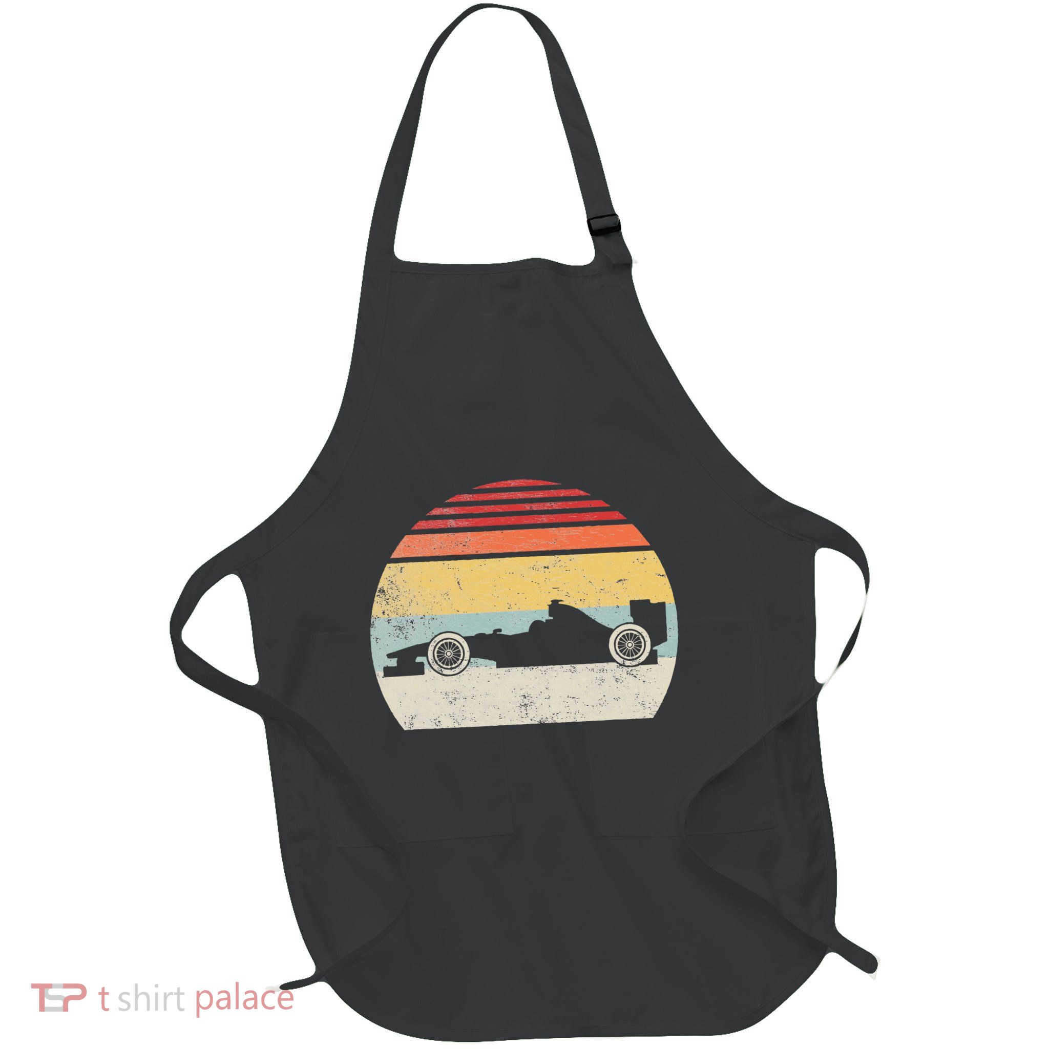 Vintage Retro Mechanic Sport Formula Race Car Apron