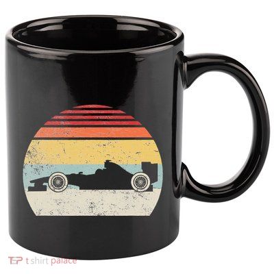 Vintage Retro Mechanic Sport Formula Race Car 11oz C Handle Ceramic Mug