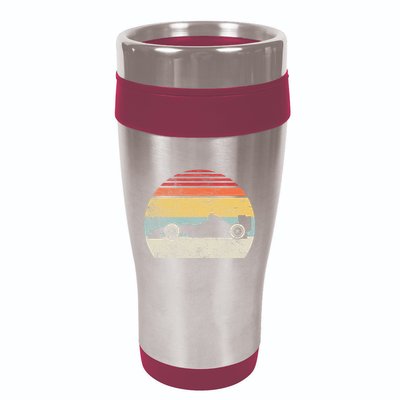 Vintage Retro Mechanic Sport Formula Race Car 16oz Travel Tumbler