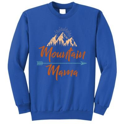 Vintage Retro Mountain Mama Gift Gift Sweatshirt