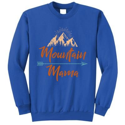 Vintage Retro Mountain Mama Gift Gift Tall Sweatshirt