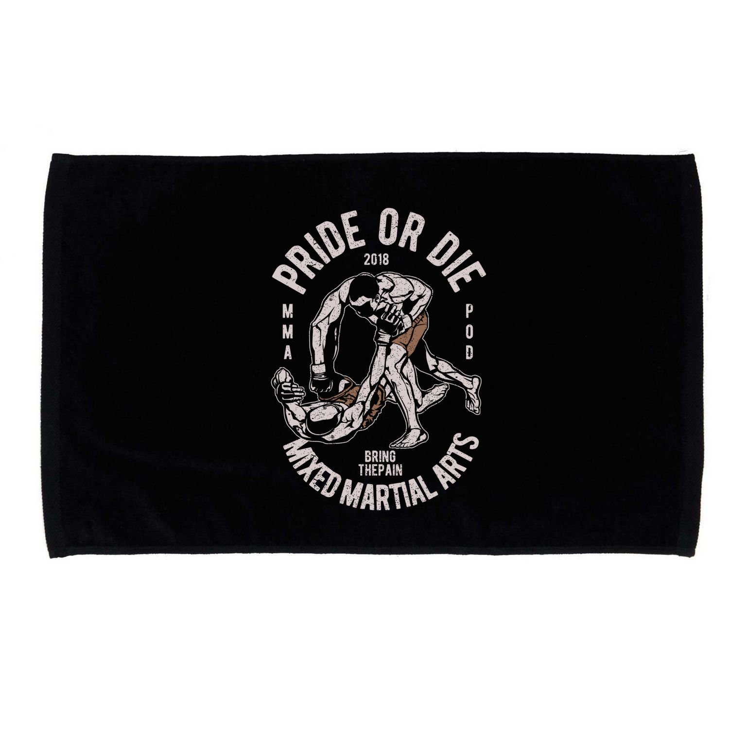 Vintage Retro Mma Outfit Fighter Mixed Martial Arts Gift Microfiber Hand Towel