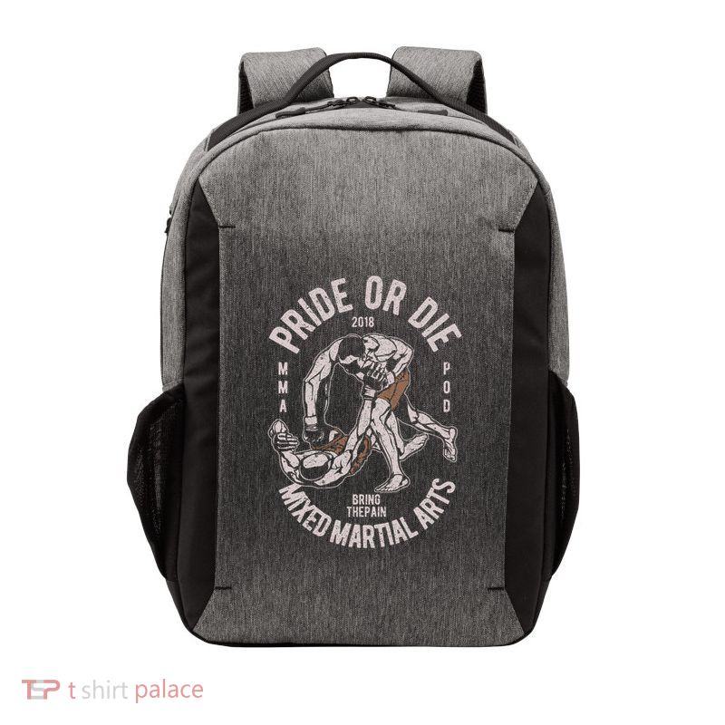 Vintage Retro Mma Outfit Fighter Mixed Martial Arts Gift Vector Backpack