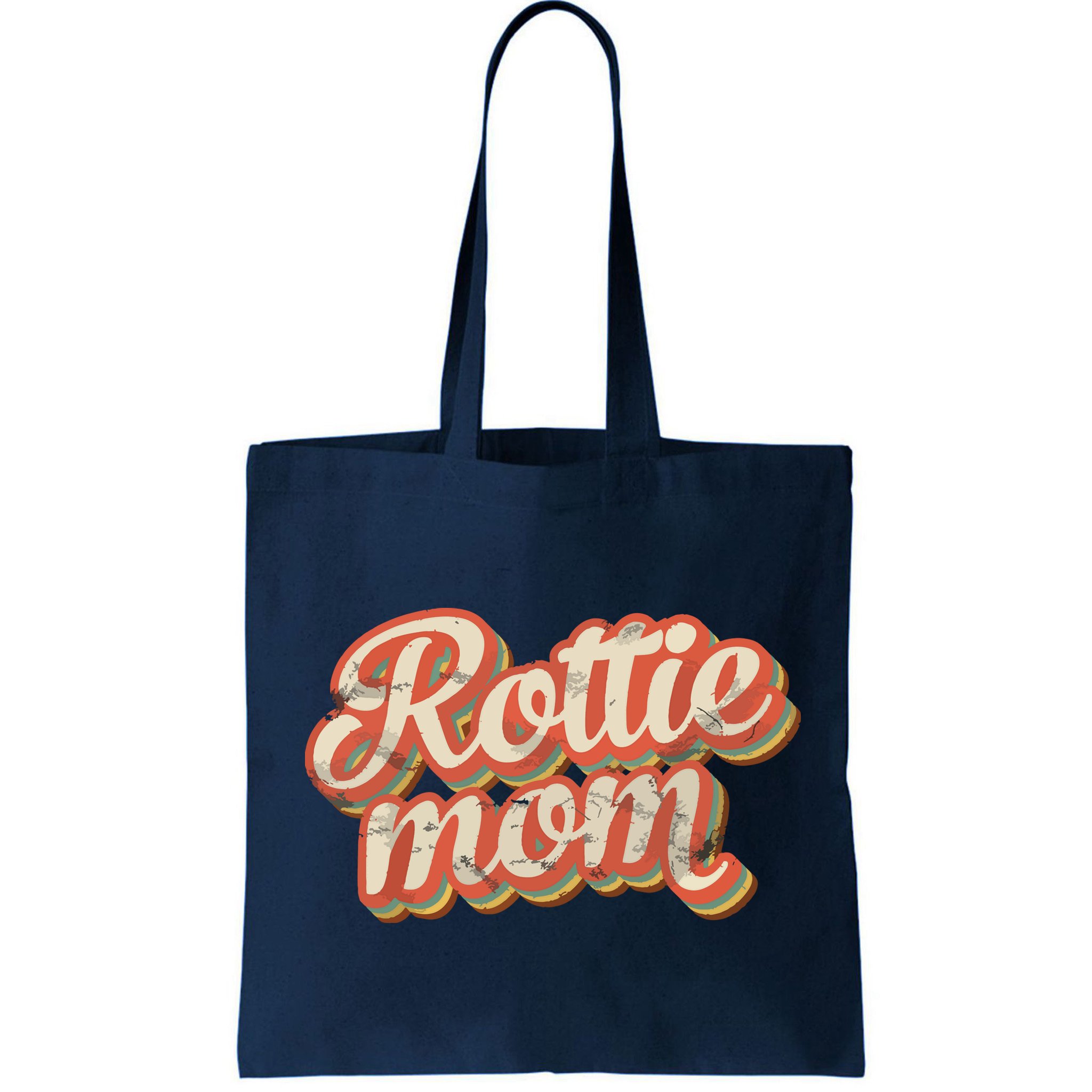 Vintage Rottweiler Mom Gift Rott Dog Lover Pet Rottie Mama Bag