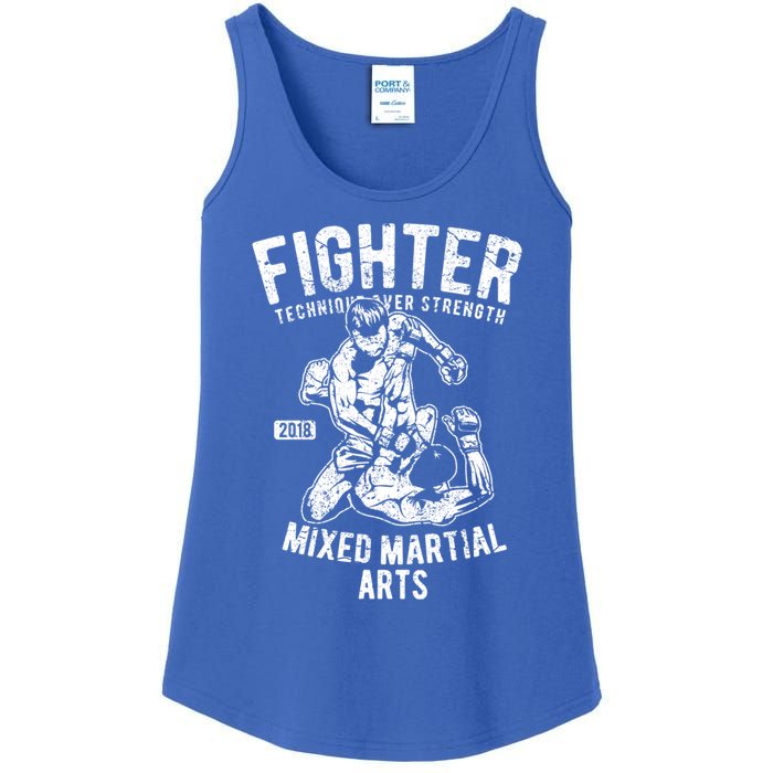 Vintage Retro Mma Funny Gift Fighter Mixed Martial Arts Gift Ladies Essential Tank