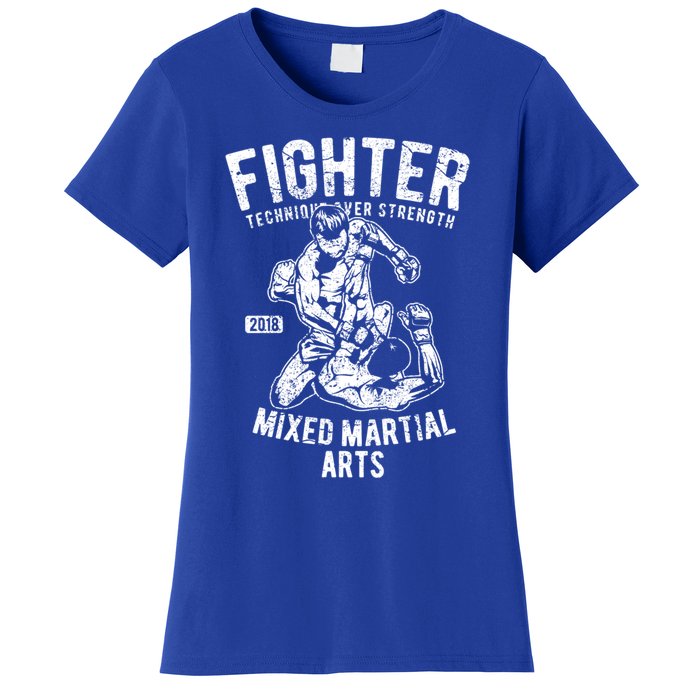 Vintage Retro Mma Funny Gift Fighter Mixed Martial Arts Gift Women's T-Shirt