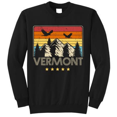 Vermont Retro Mountain Eagle Sweatshirt