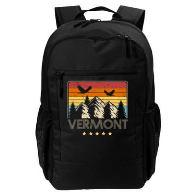 Vermont Retro Mountain Eagle Daily Commute Backpack