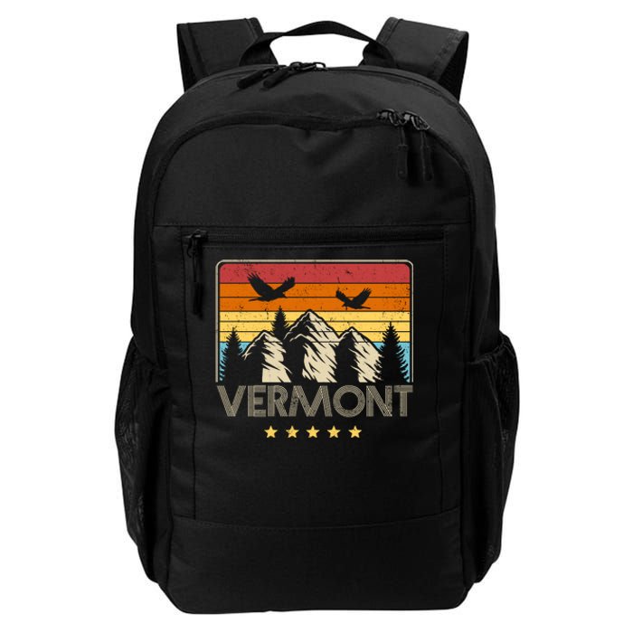 Vermont Retro Mountain Eagle Daily Commute Backpack