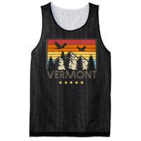 Vermont Retro Mountain Eagle Mesh Reversible Basketball Jersey Tank