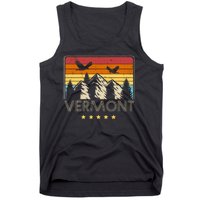 Vermont Retro Mountain Eagle Tank Top