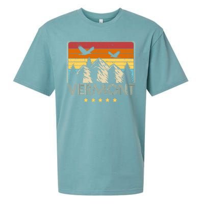 Vermont Retro Mountain Eagle Sueded Cloud Jersey T-Shirt