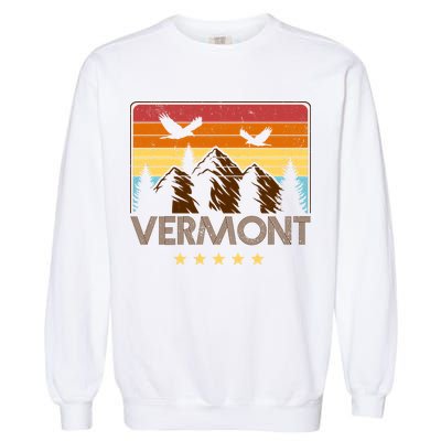 Vermont Retro Mountain Eagle Garment-Dyed Sweatshirt