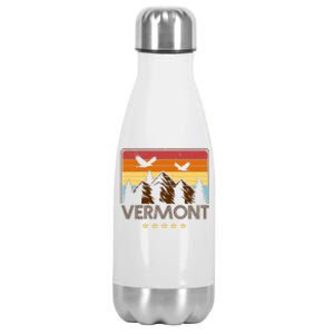 Vermont Retro Mountain Eagle Stainless Steel Insulated Water Bottle