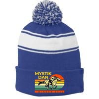 Vintage Racing Mystik Dan Winner 2024 Betting Stripe Pom Pom Beanie