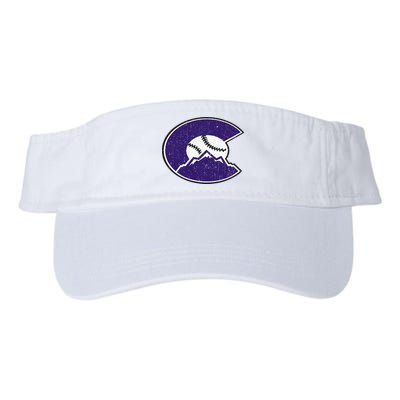 Vintage Rocky Mountain Purple Colorado Flag Visor