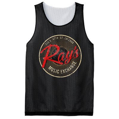 Vintage Ray Music Exchange 80s Chicago Gift Mesh Reversible Basketball Jersey Tank