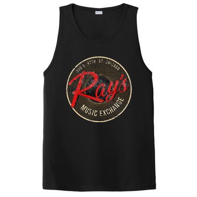 Vintage Ray Music Exchange 80s Chicago Gift PosiCharge Competitor Tank