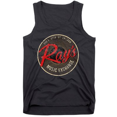 Vintage Ray Music Exchange 80s Chicago Gift Tank Top