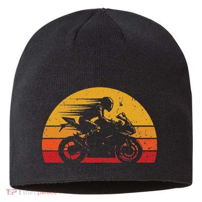 Vintage Retro Motorcycle Racing Biker Sport Street Bike Sustainable Beanie