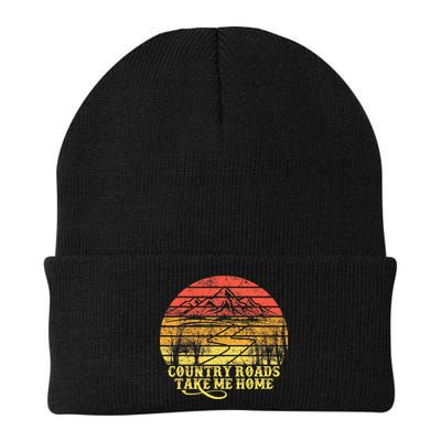 Vintage Retro Music Fans Country Roads Take Me Home Beanie