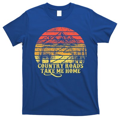 Vintage Retro Music Fans Country Roads Take Me Home T-Shirt
