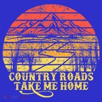 Vintage Retro Music Fans Country Roads Take Me Home Tank Top
