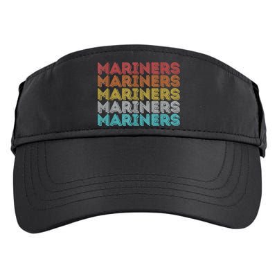Vintage Retro Mariners Adult Drive Performance Visor