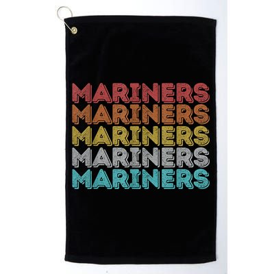 Vintage Retro Mariners Golf Towel