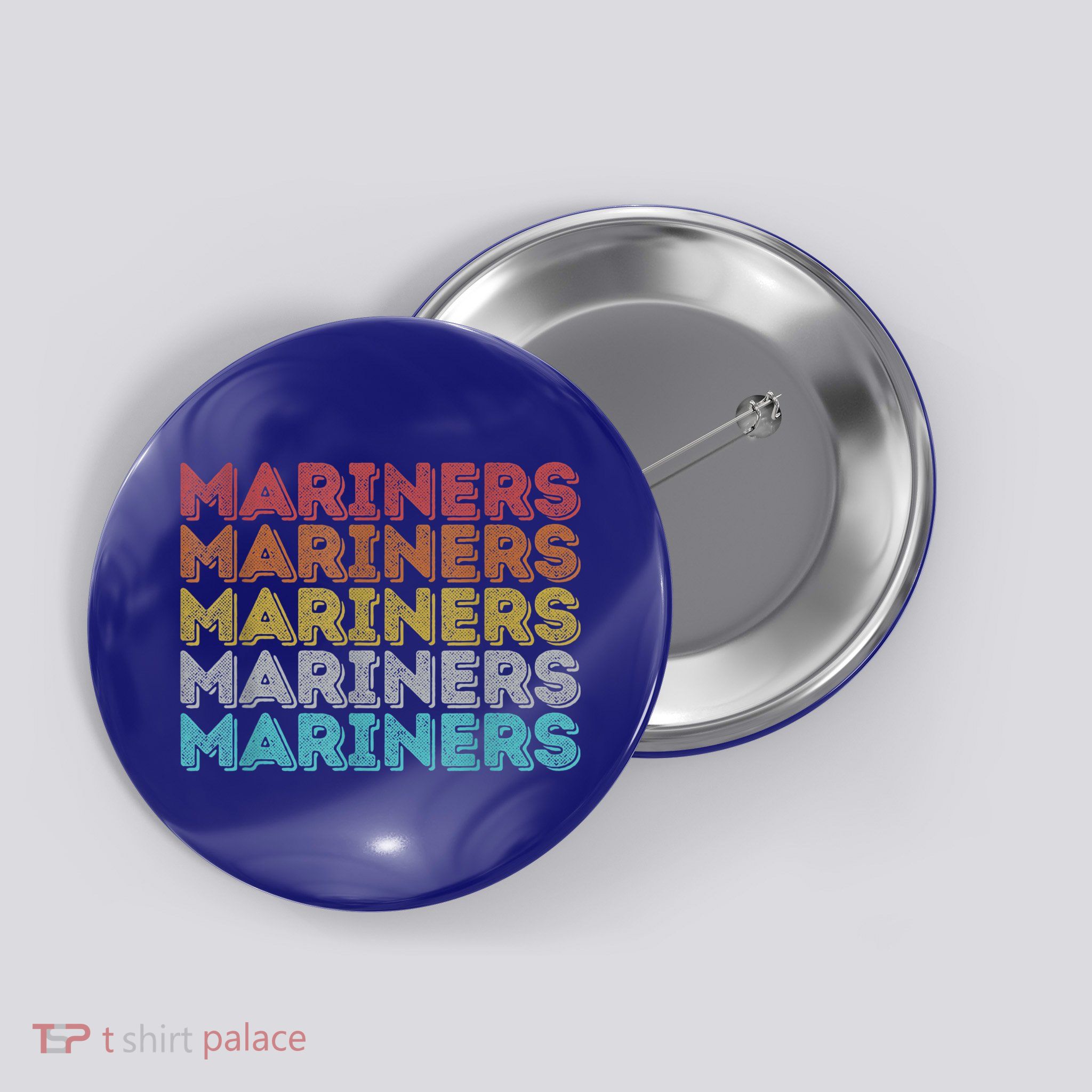 Vintage Retro Mariners Button