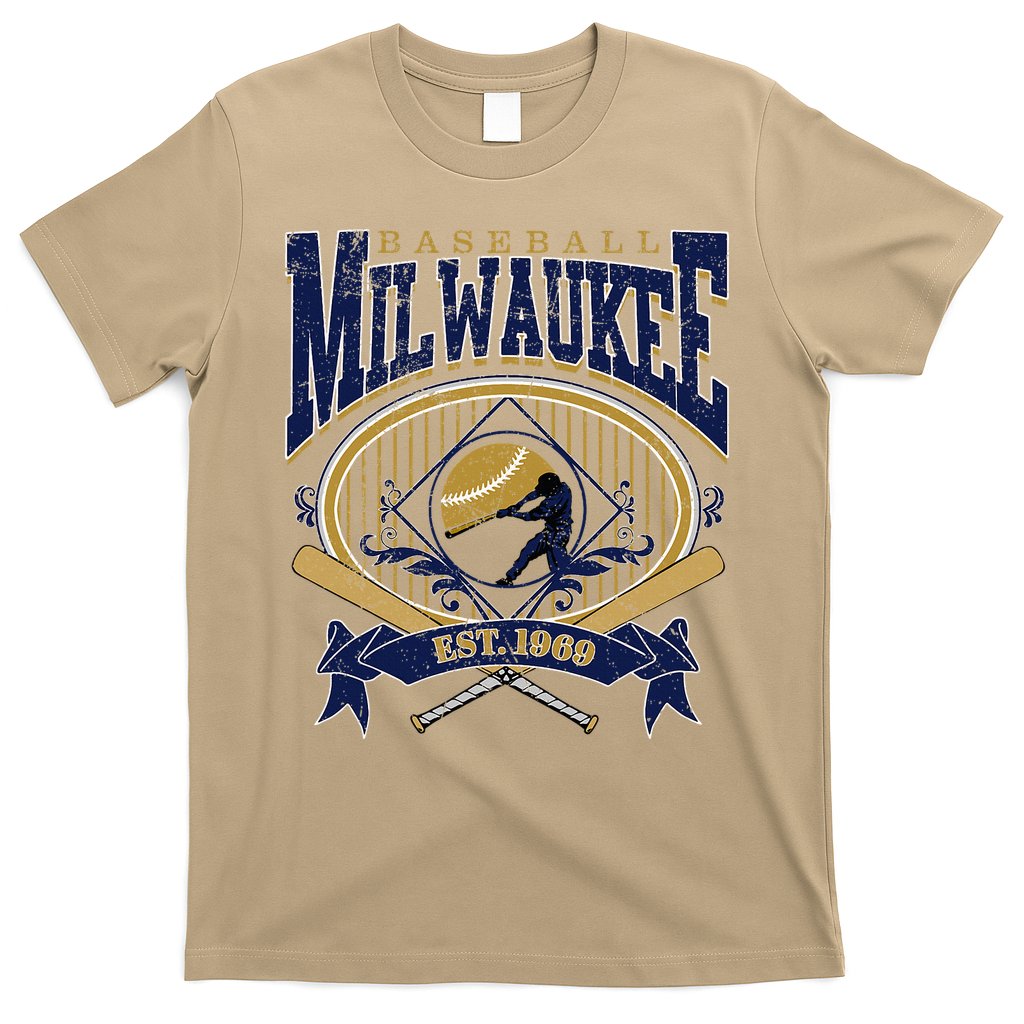 Vintage Retro Milwaukee Baseball T-Shirt
