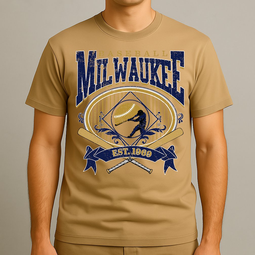 Vintage Retro Milwaukee Baseball T-Shirt