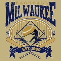 Vintage Retro Milwaukee Baseball T-Shirt