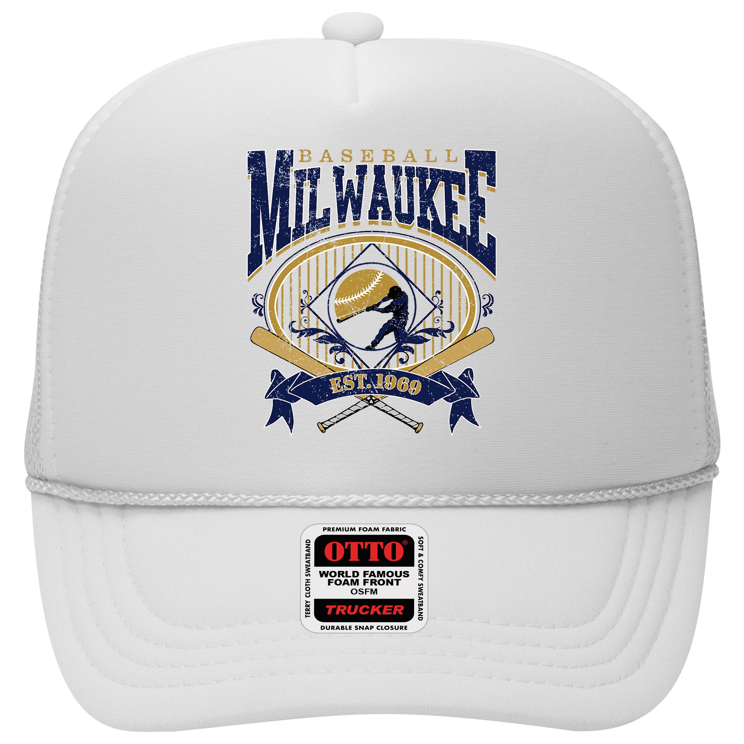 Vintage Retro Milwaukee Baseball Hat