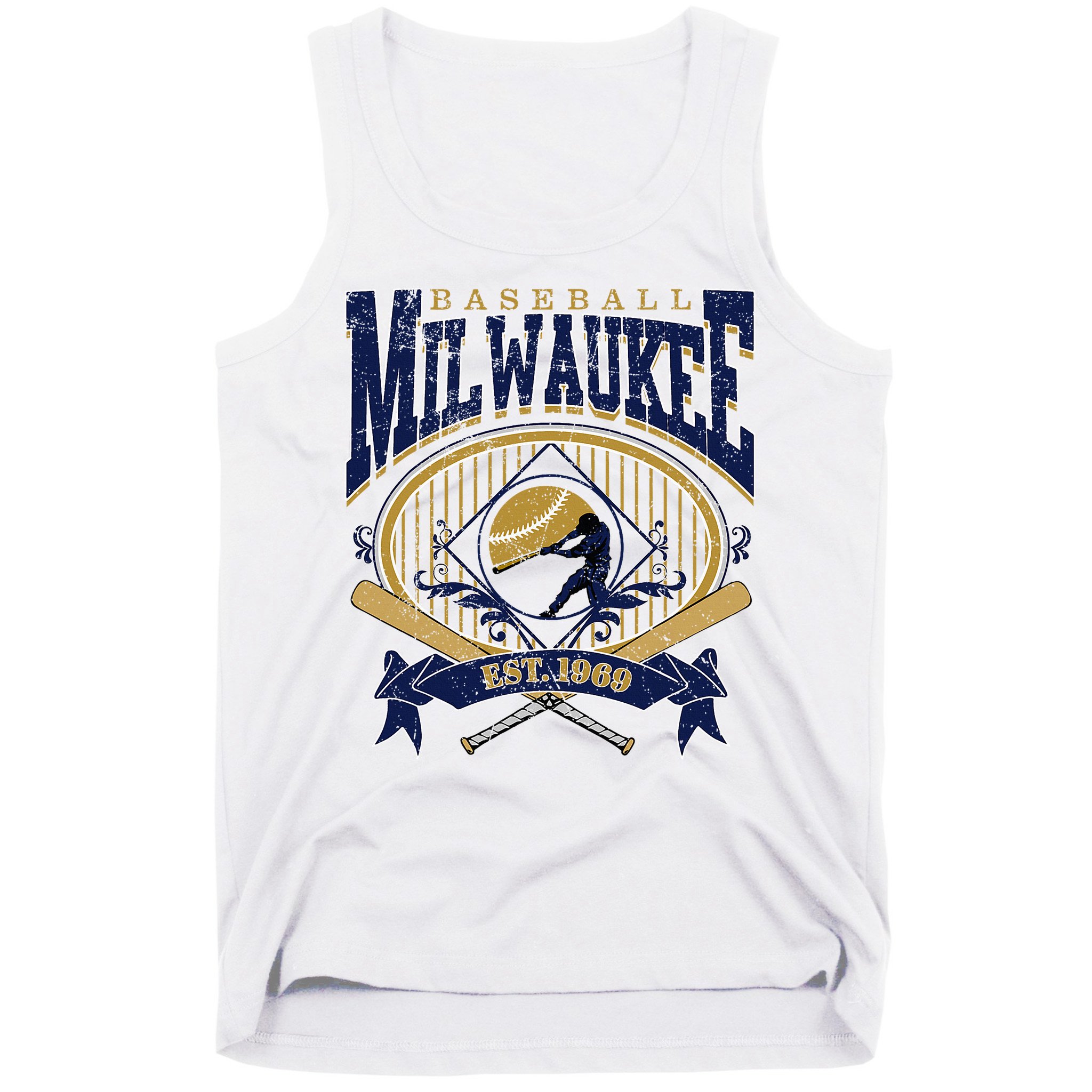 Vintage Retro Milwaukee Baseball Tank Top
