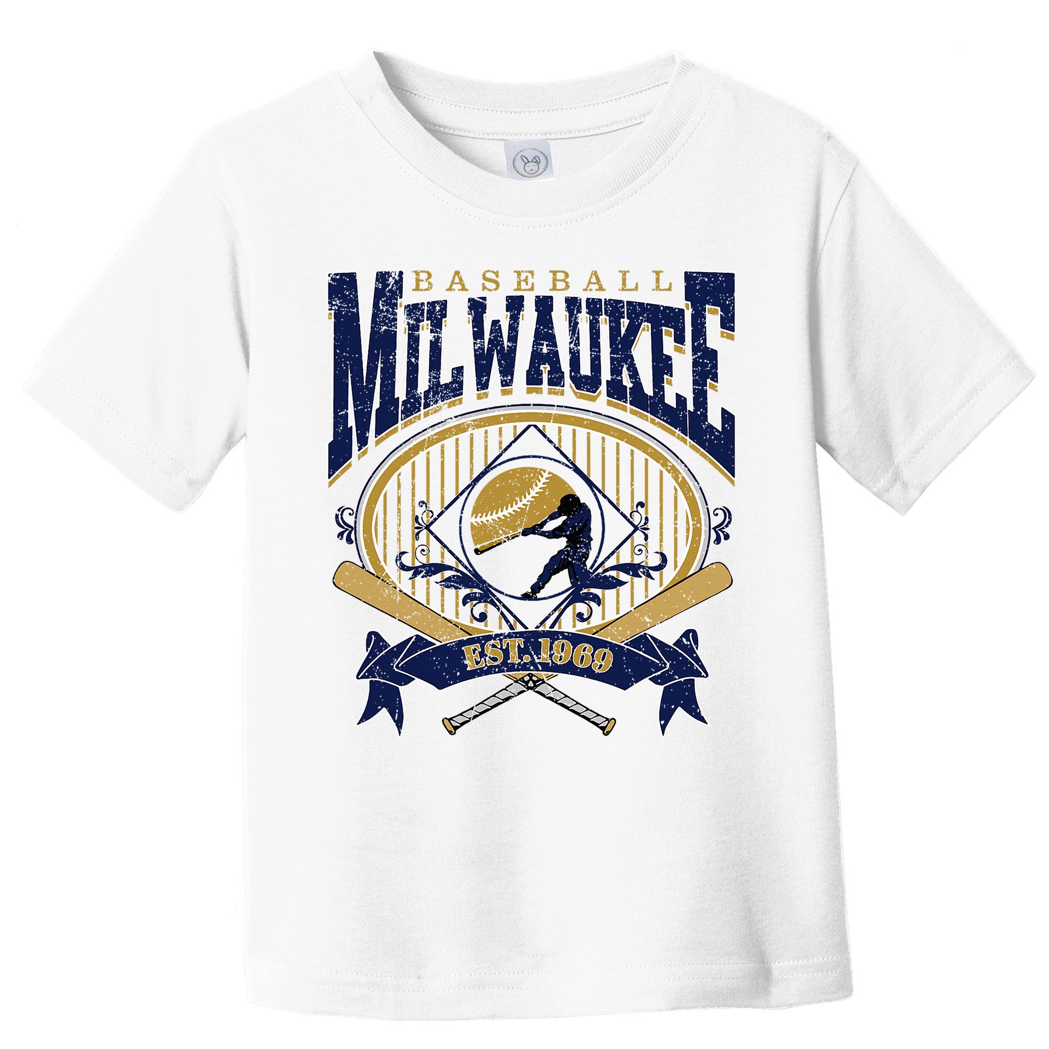 Vintage Retro Milwaukee Baseball Toddler T-Shirt