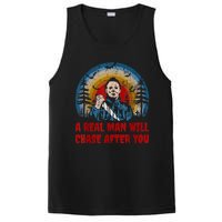 Vintage Real Man Will Chase After You Halloween Character PosiCharge Competitor Tank