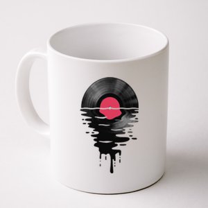 Vinyl Record Music Lp Classic 80s Sunset Coffee Mug