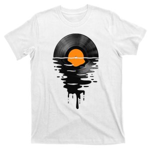 Vinyl Record Music Lp Classic 80s Sunset T-Shirt