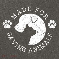 Vet Ranch Made For Saving Animals Cotton Canvas Backpack