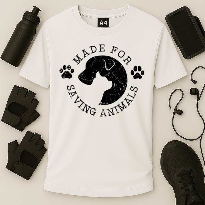 Vet Ranch Made For Saving Animals Cooling Performance Crew T-Shirt