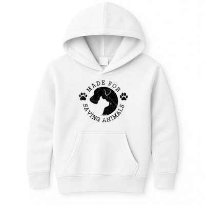 Vet Ranch Made For Saving Animals Kids Hoodie