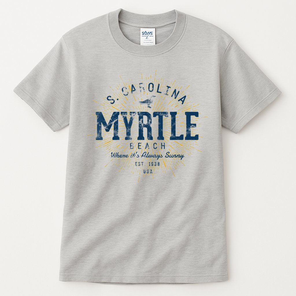 Vintage Retro Myrtle Beach Tall T-Shirt