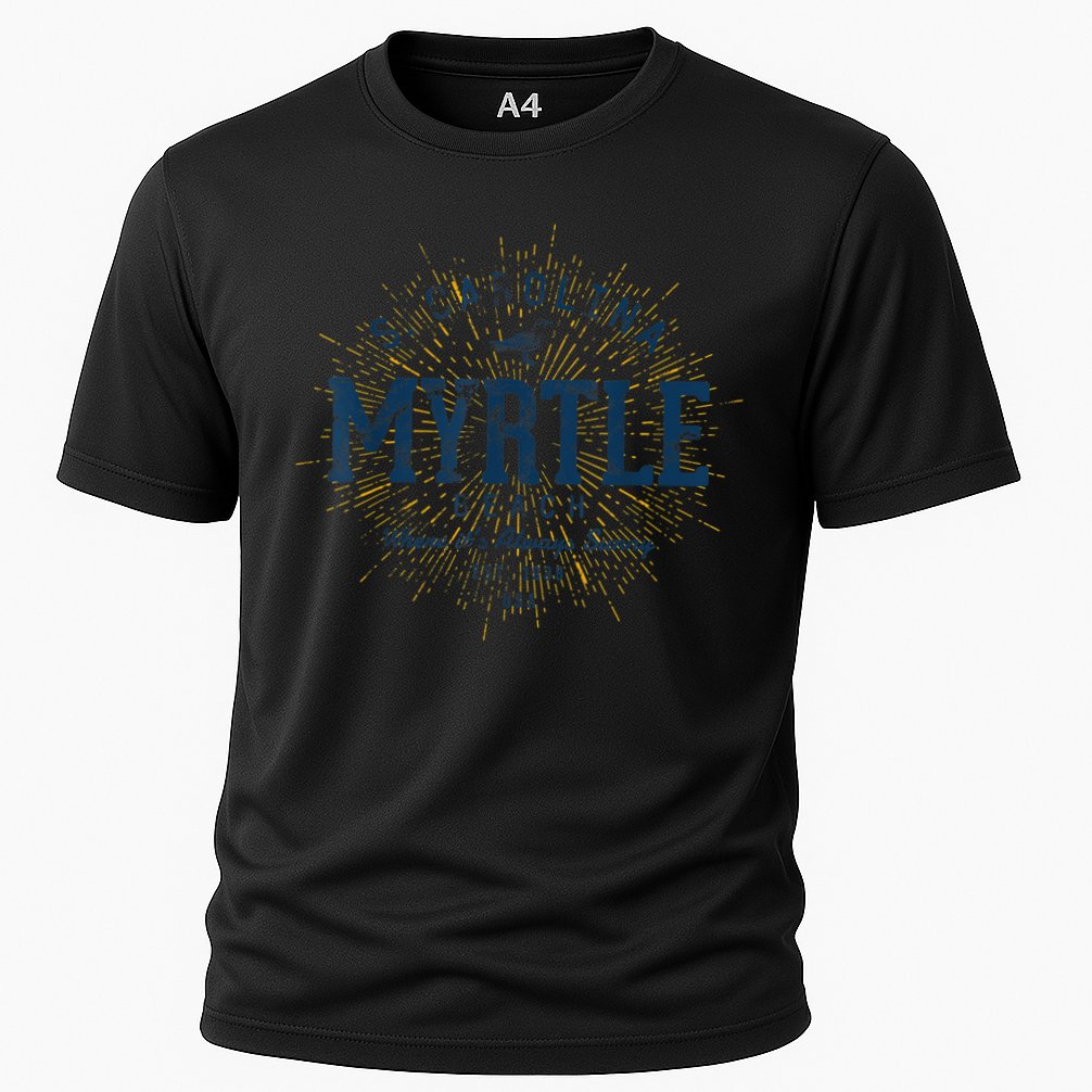 Vintage Retro Myrtle Beach Performance Shirt