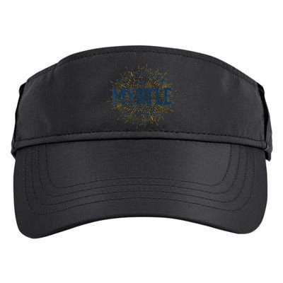 Vintage Retro Myrtle Beach Adult Drive Performance Visor