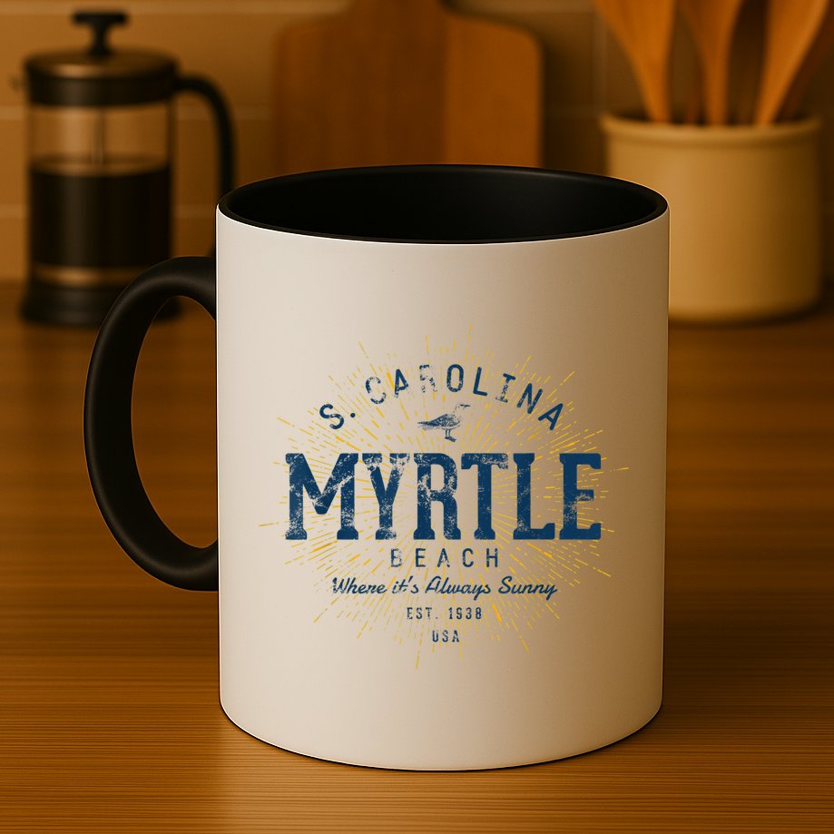 Vintage Retro Myrtle Beach Mug