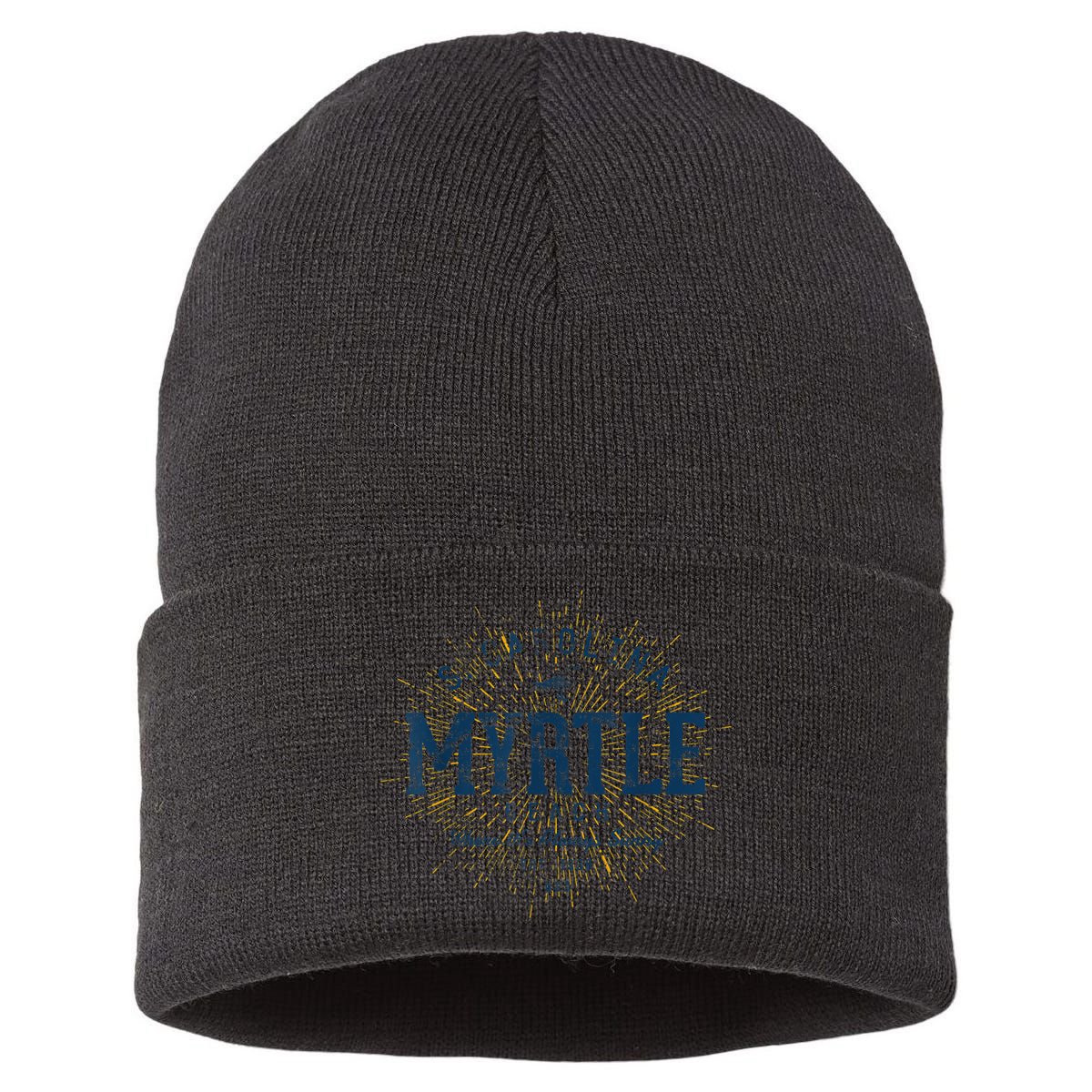 Vintage Retro Myrtle Beach Sustainable Knit Beanie